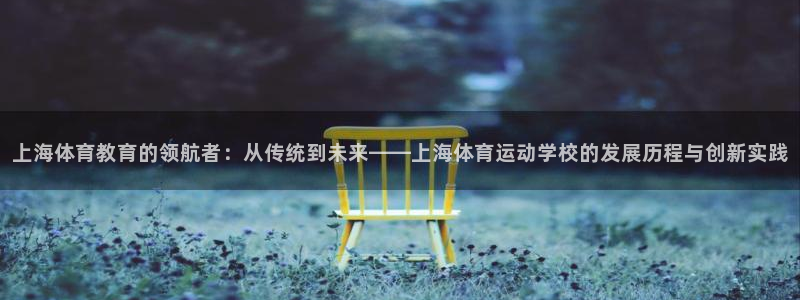 下载熊猫体育：上海体育教育的领航者：从传统到未来——上海体育运动学校的发展历程与创新实践